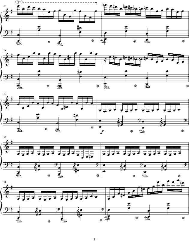 原声版不能说的秘密(钢琴谱)3