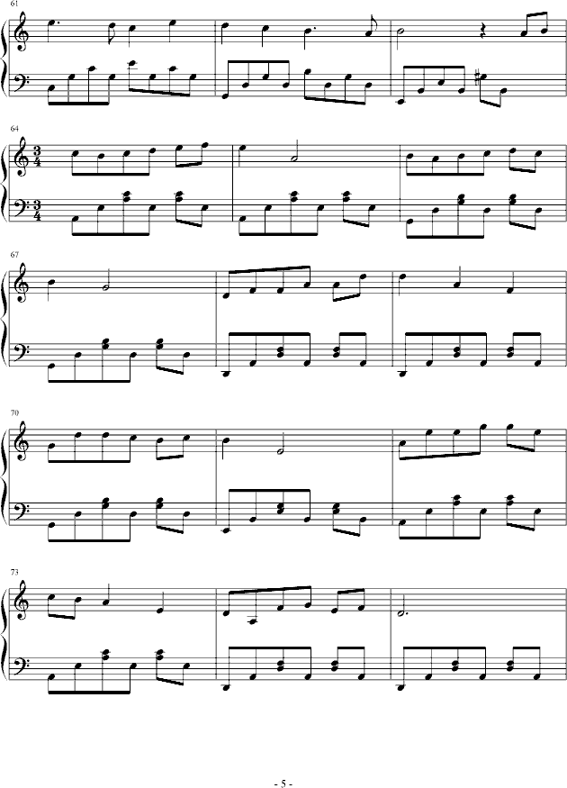 视谱随想(钢琴谱)5