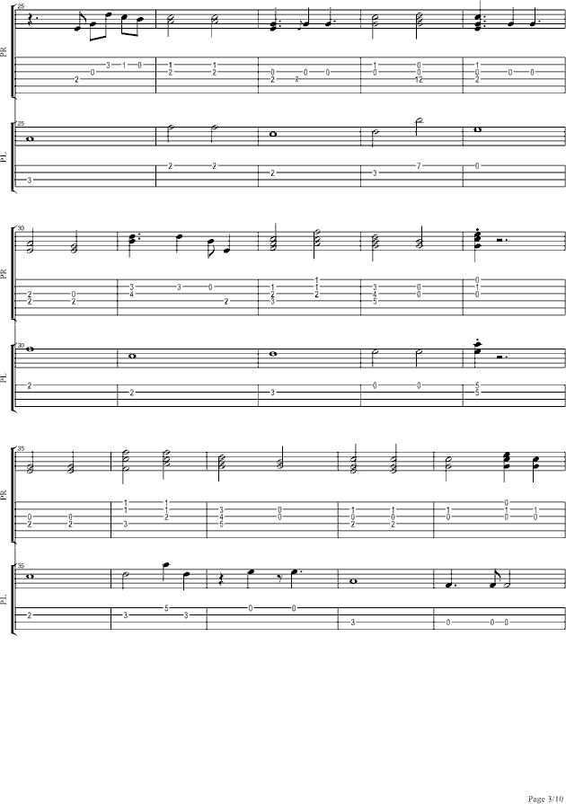 大城小爱＋不可能错过你＋放开你的心(钢琴谱)3