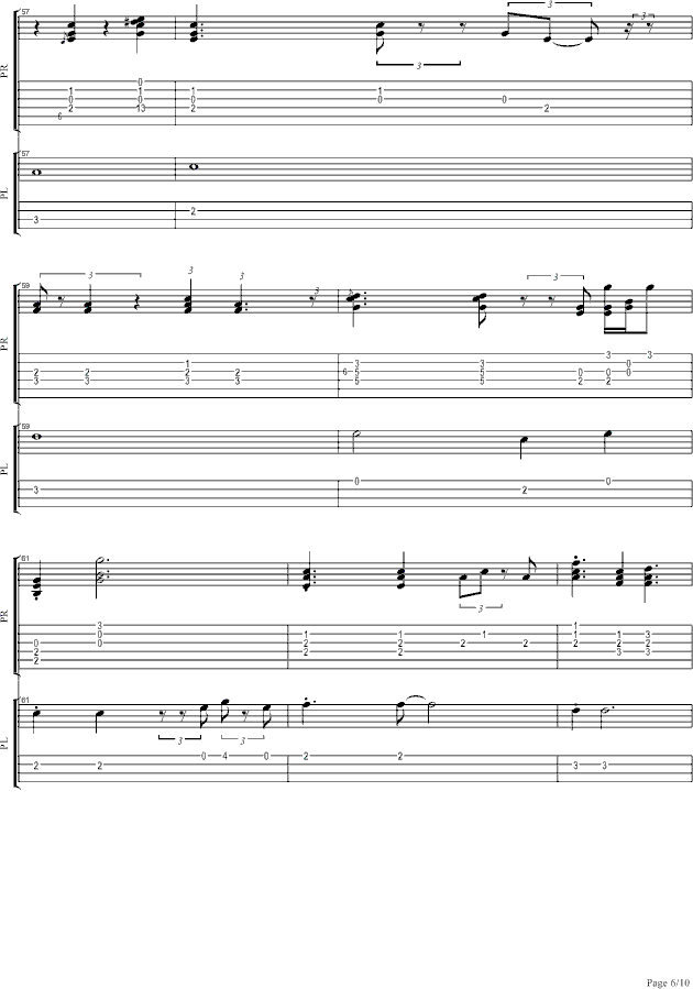 大城小爱＋不可能错过你＋放开你的心(钢琴谱)6