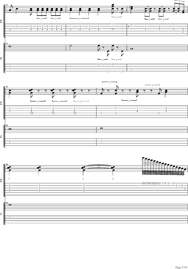 大城小爱＋不可能错过你＋放开你的心(钢琴谱)5