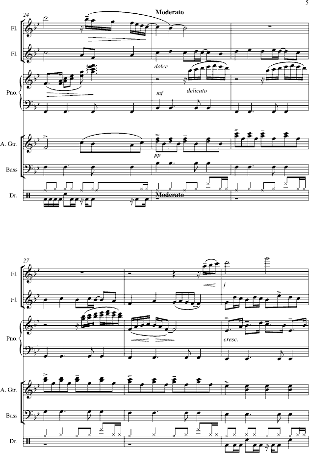 春之呼喚(钢琴谱)5