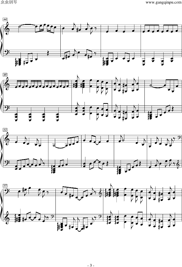 Present for Sakura(钢琴谱)3