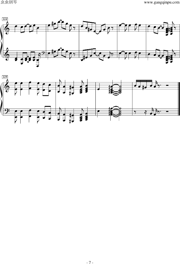 Present for Sakura(钢琴谱)7