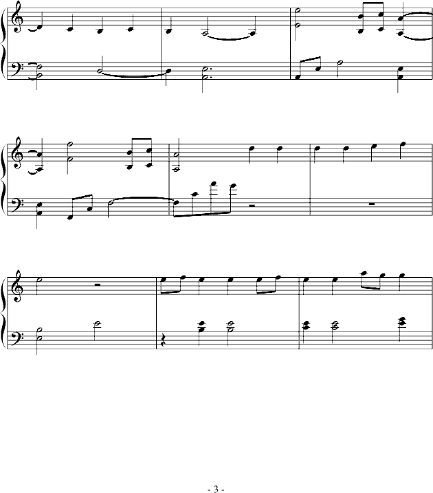 桔梗花开(钢琴谱)3
