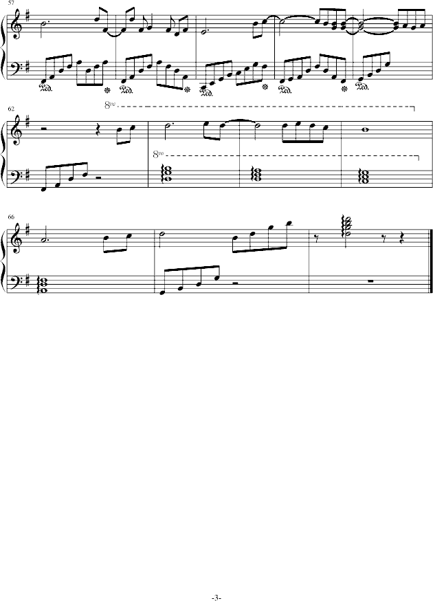 午夜随想(钢琴谱)3
