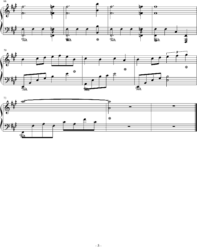 木偶的故事(钢琴谱)5