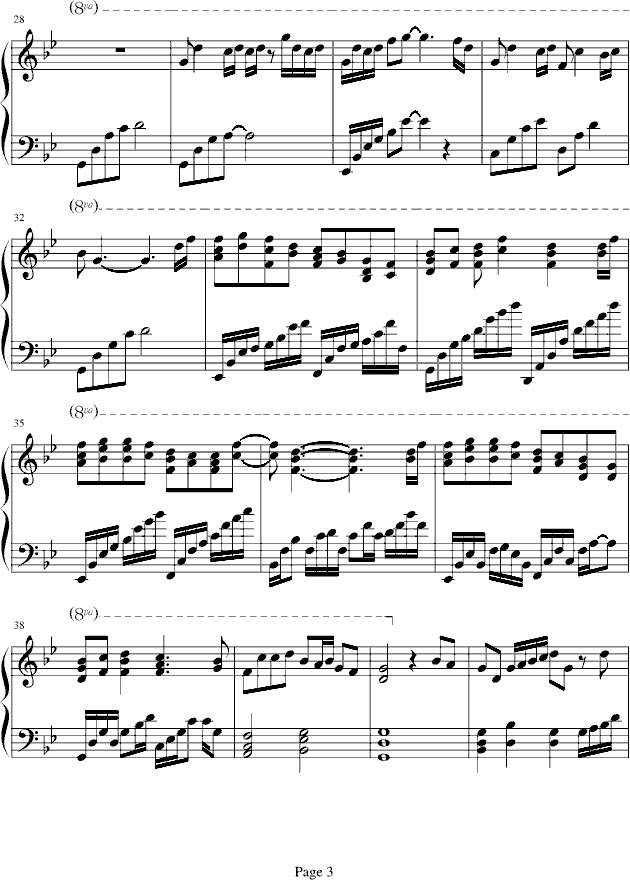 飘渺之旅(钢琴谱)3