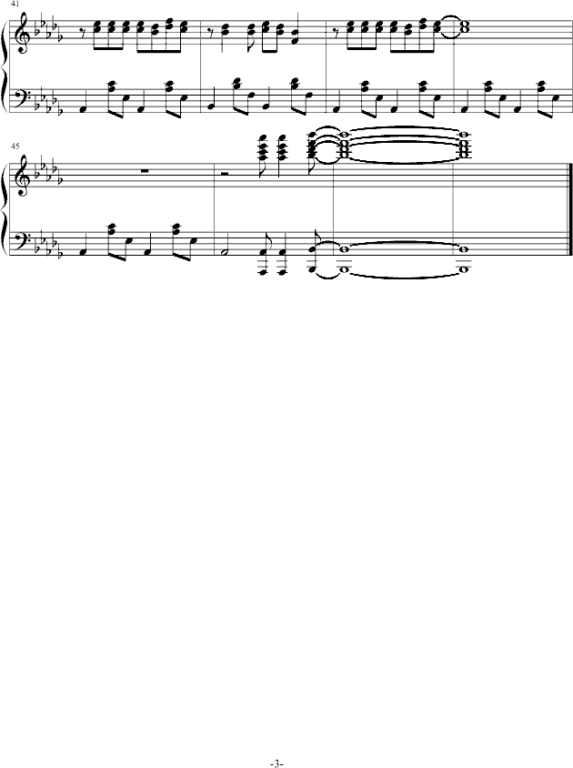 吃饭之后(钢琴谱)3