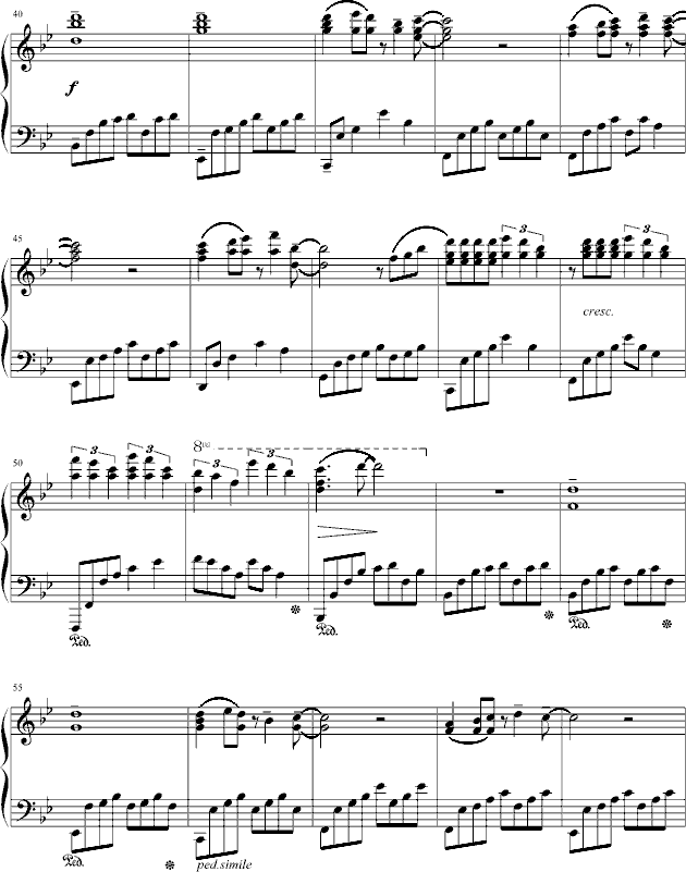 遥远的星星(钢琴谱)3