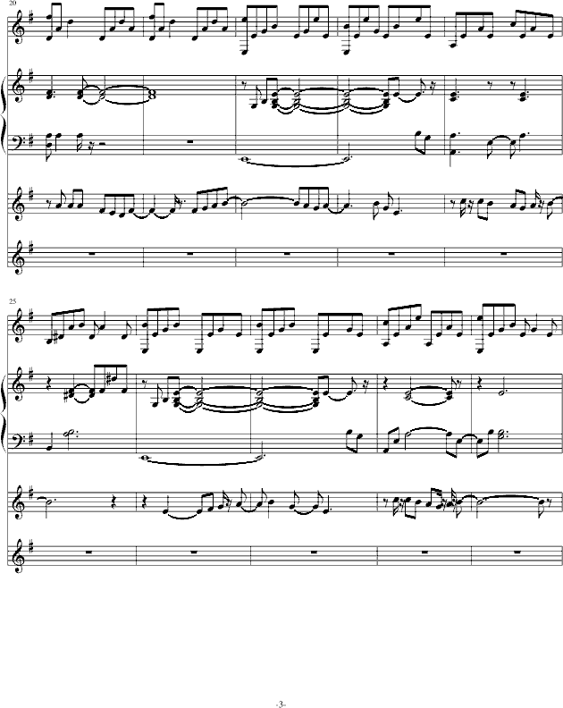 初版The(钢琴谱)3