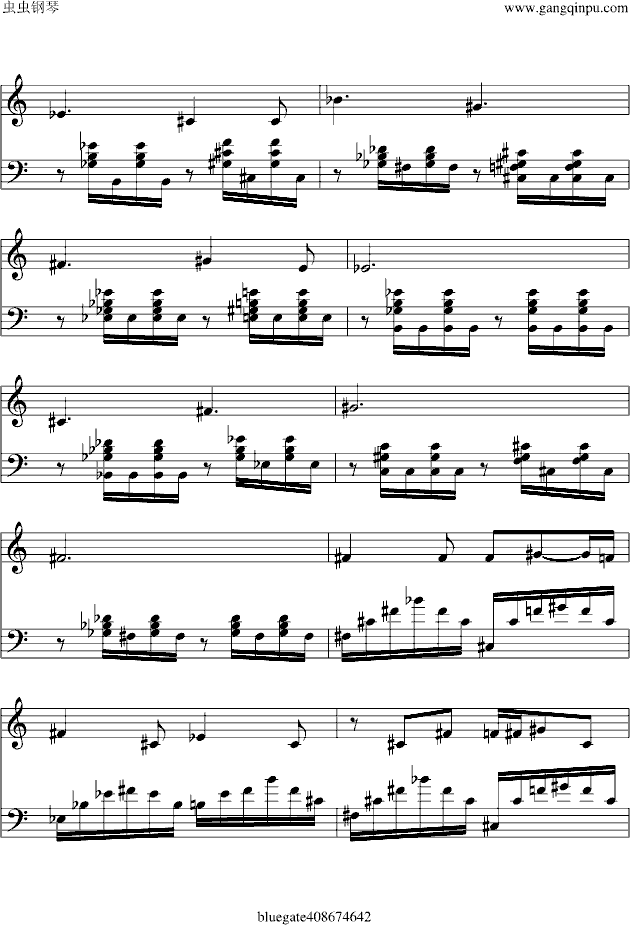 china rose(钢琴谱)5