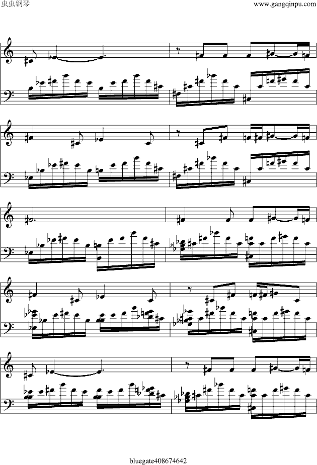 china rose(钢琴谱)6