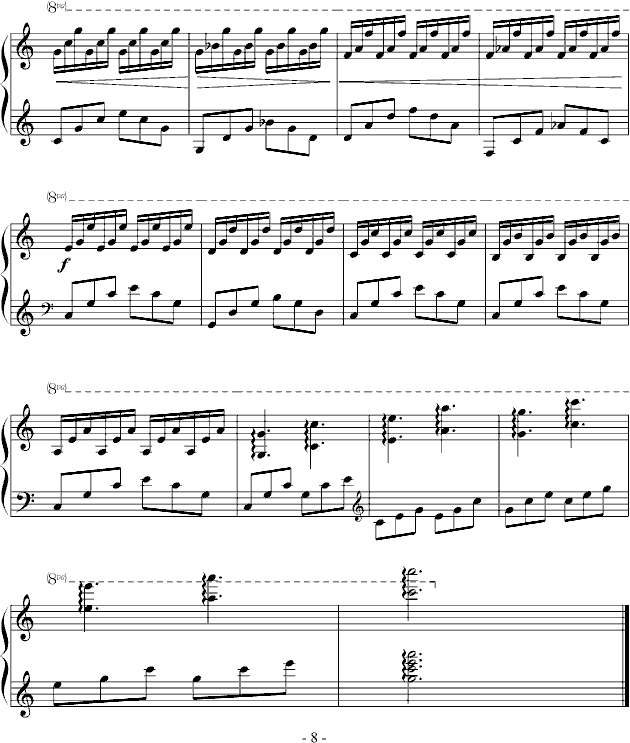 茫茫宇宙，匆匆过客(钢琴谱)8