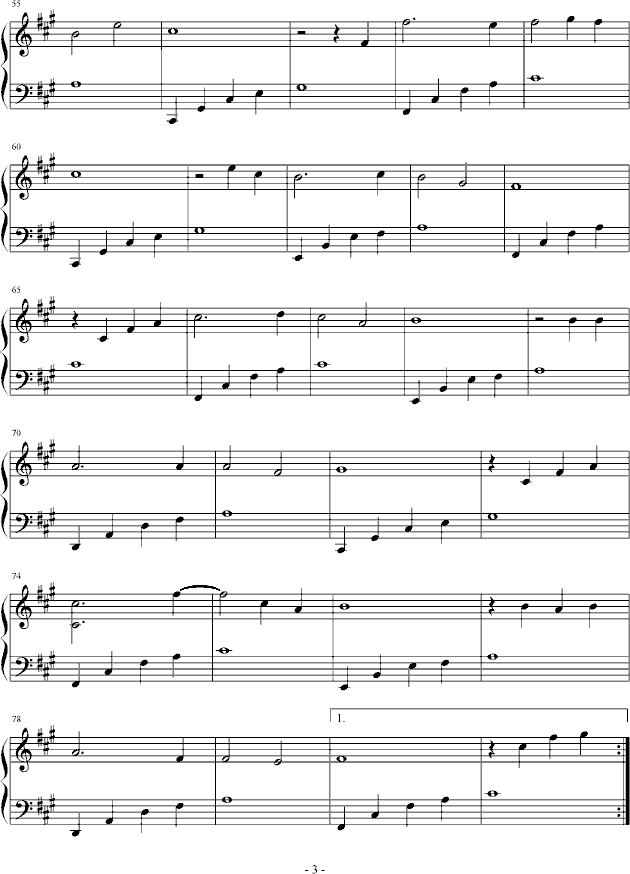 离别的心情(钢琴谱)3
