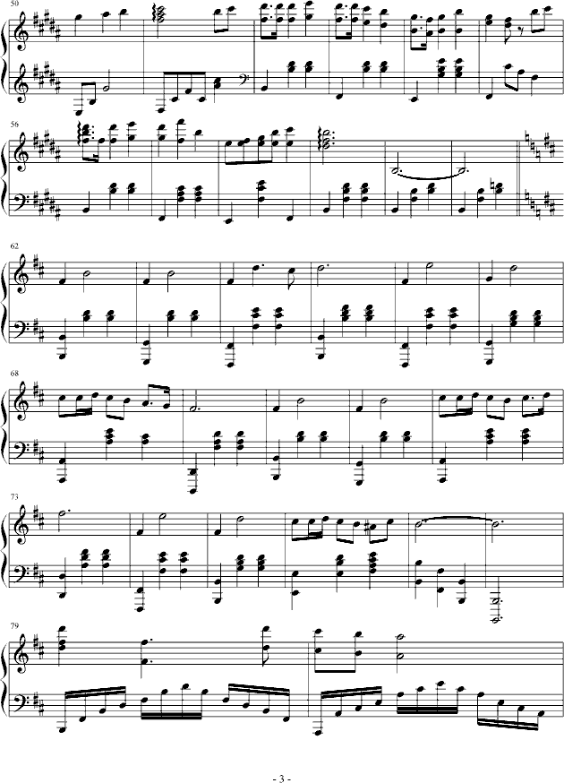 花夜飞(钢琴谱)3