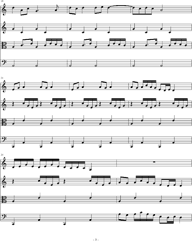 河畔小调(钢琴谱)3