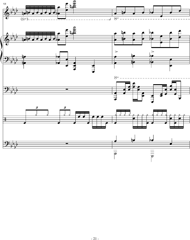 埃及皇朝(钢琴谱)21