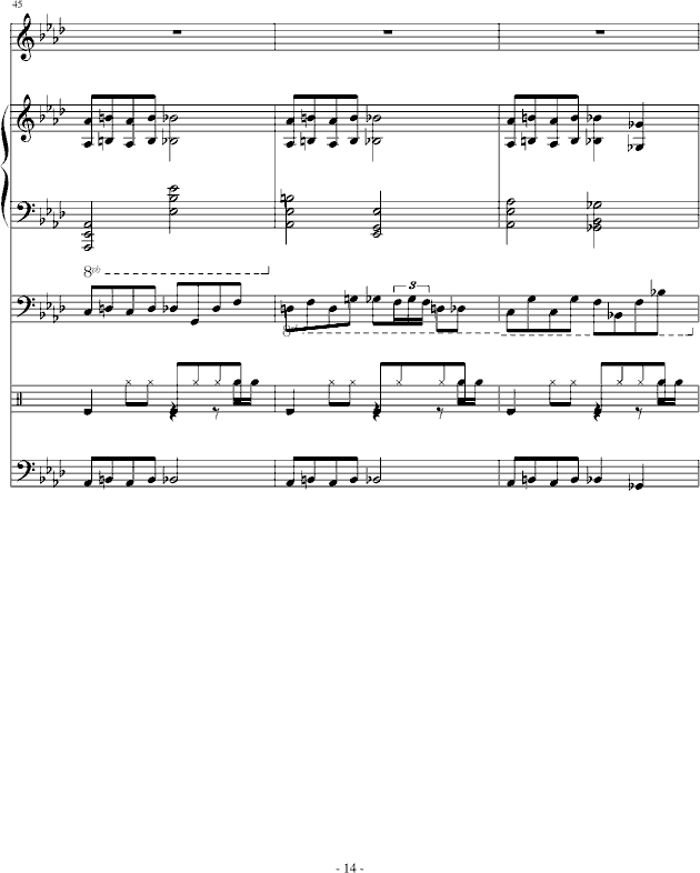 埃及皇朝(钢琴谱)14