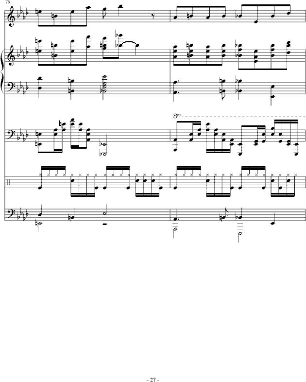 埃及皇朝(钢琴谱)27