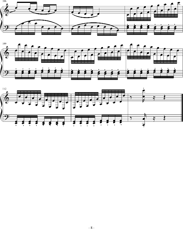 Recollection(钢琴谱)8