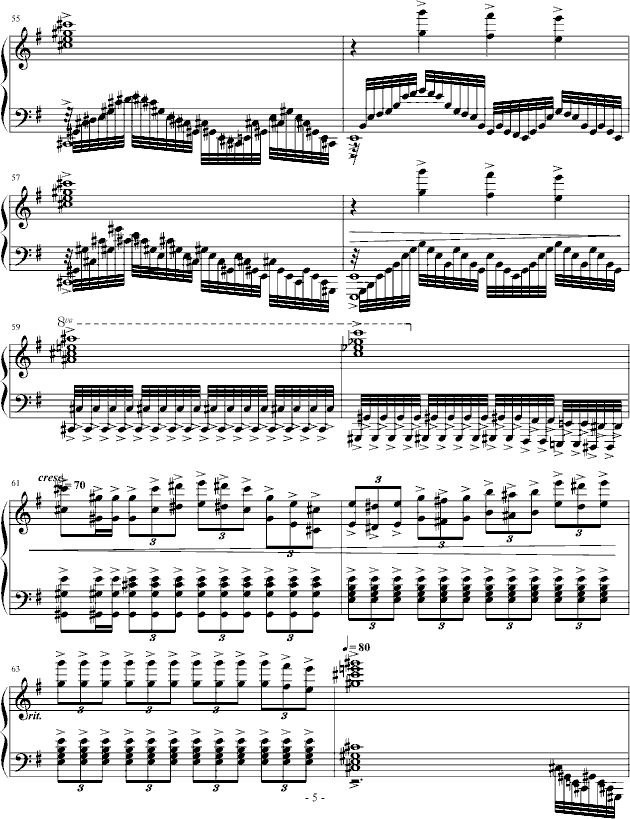 伪装的艺术(钢琴谱)5