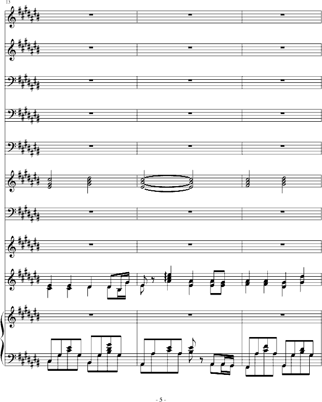 幸福那一年(钢琴谱)5