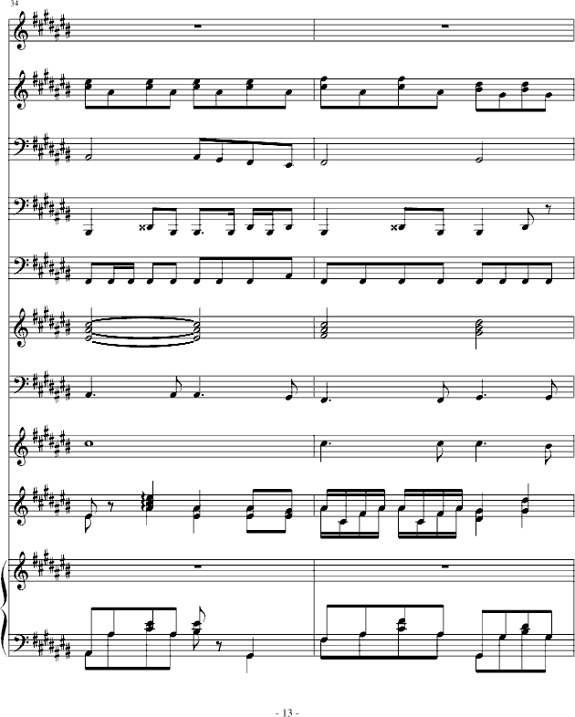 幸福那一年(钢琴谱)13