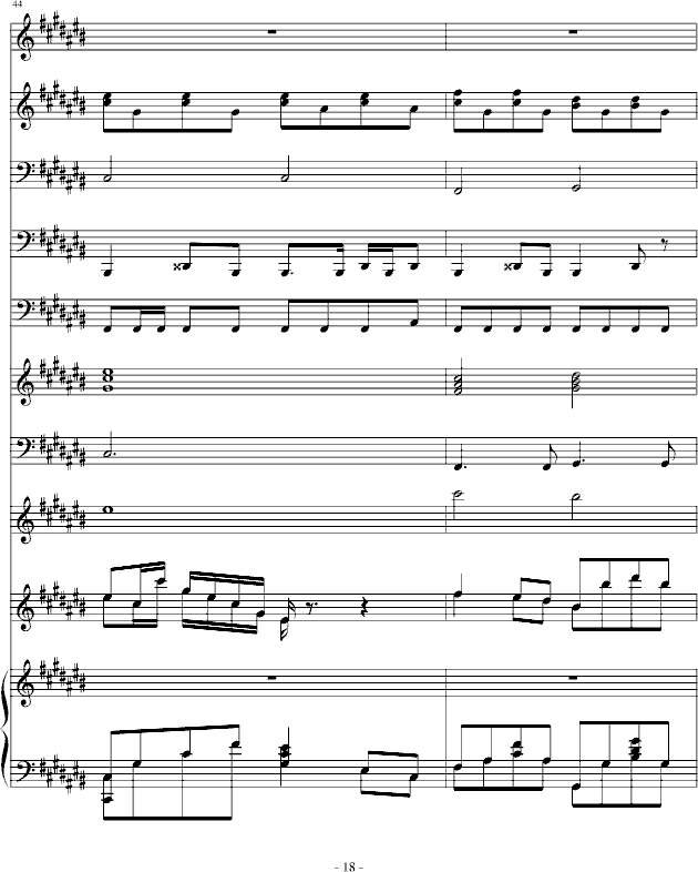 幸福那一年(钢琴谱)18
