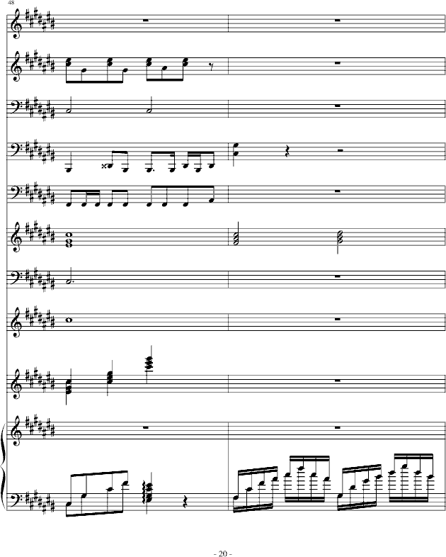 幸福那一年(钢琴谱)20