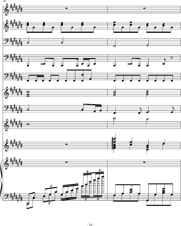 幸福那一年(钢琴谱)16
