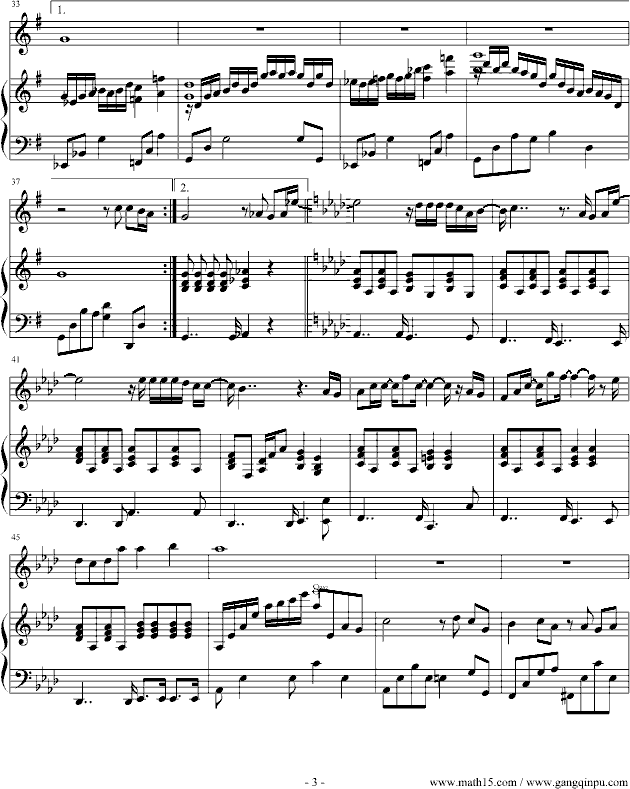 Because of Math(钢琴谱)3