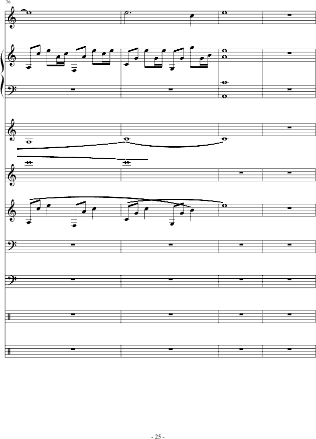 通俗原创歌手大赛征词中(钢琴谱)25