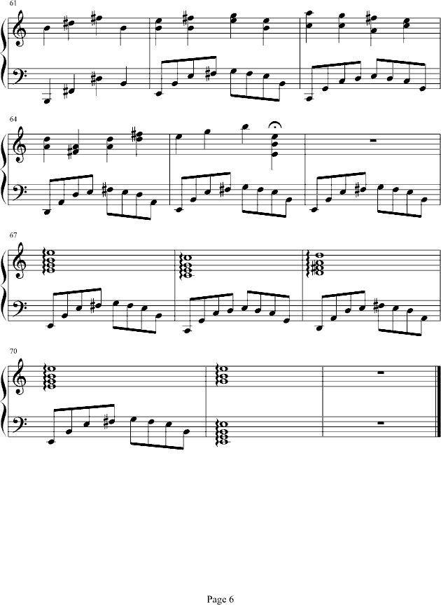 永恒三班(钢琴谱)6