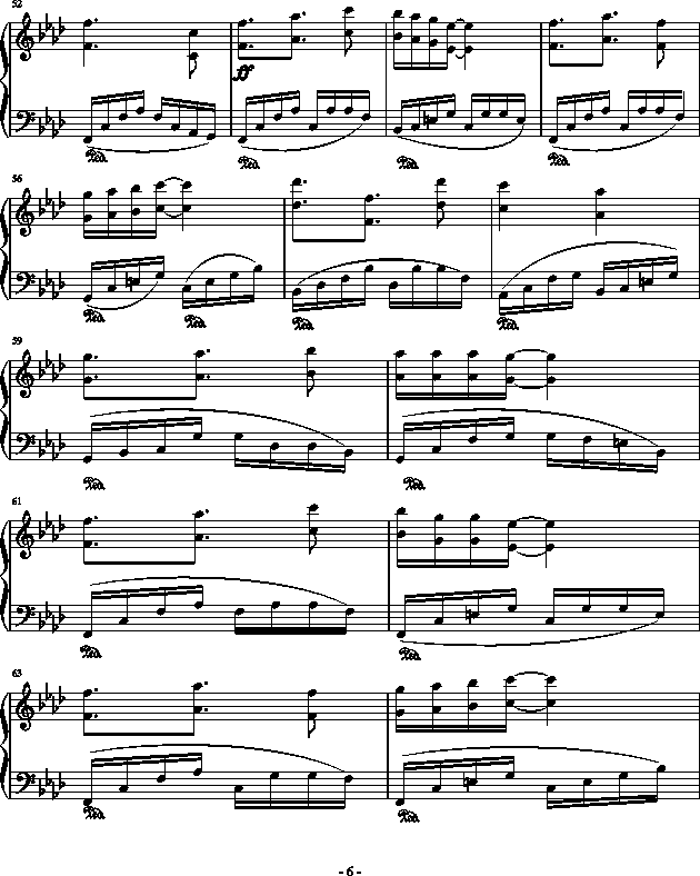 为那辉煌的一刻(钢琴谱)6