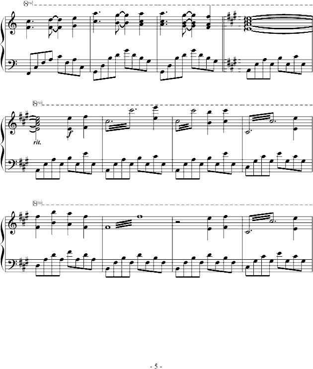 天姥之翼(钢琴谱)5