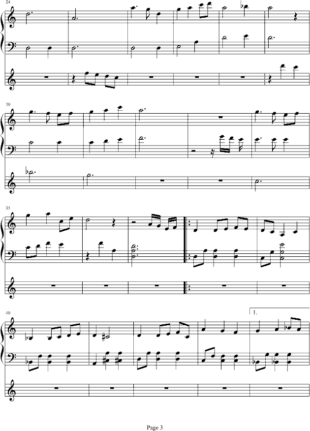 狂舞者(钢琴谱)3