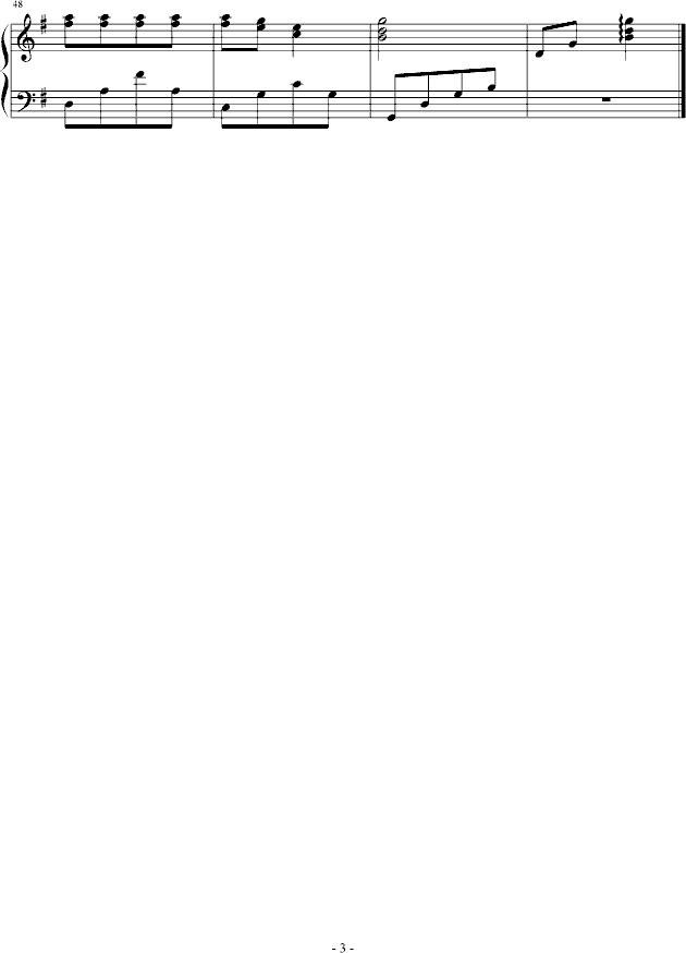 停滞的回忆(钢琴谱)3