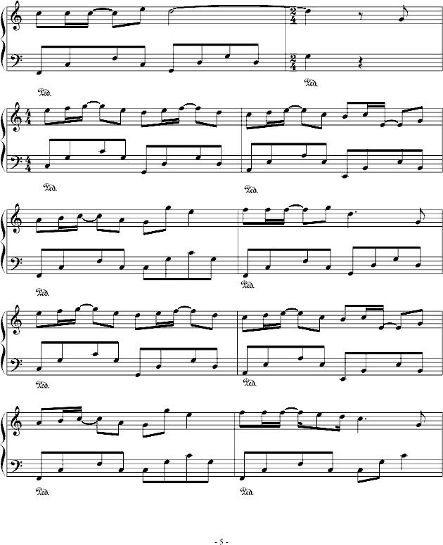 炫音06501(钢琴谱)5