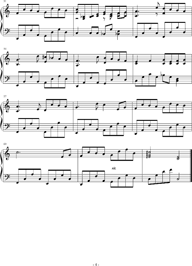 灰色的梦(钢琴谱)3