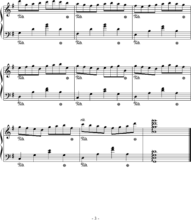 祝你安康(钢琴谱)3