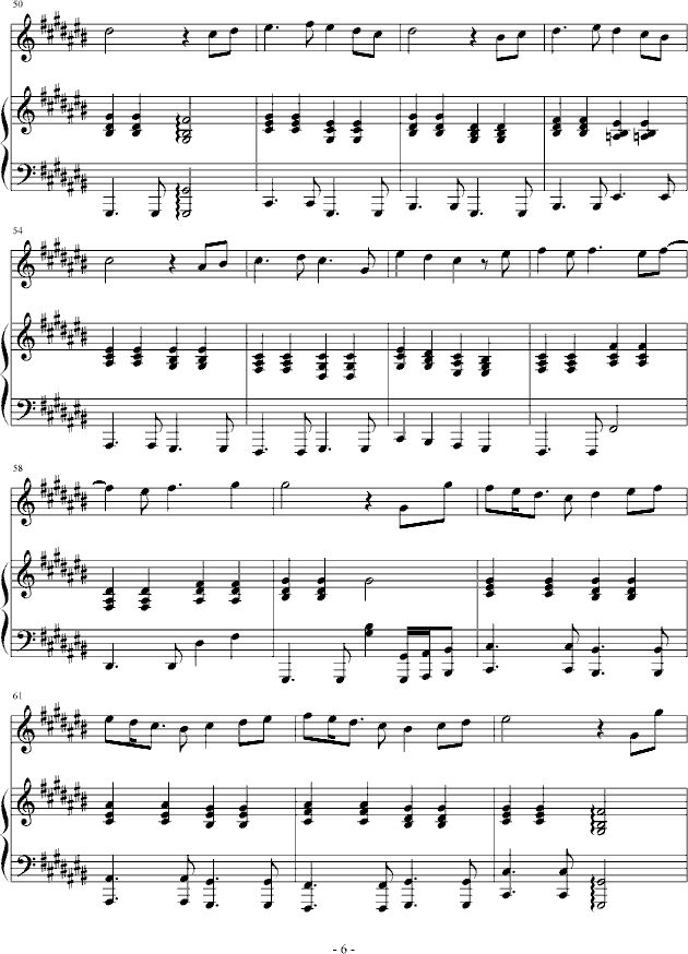 Broken Memory(钢琴谱)6