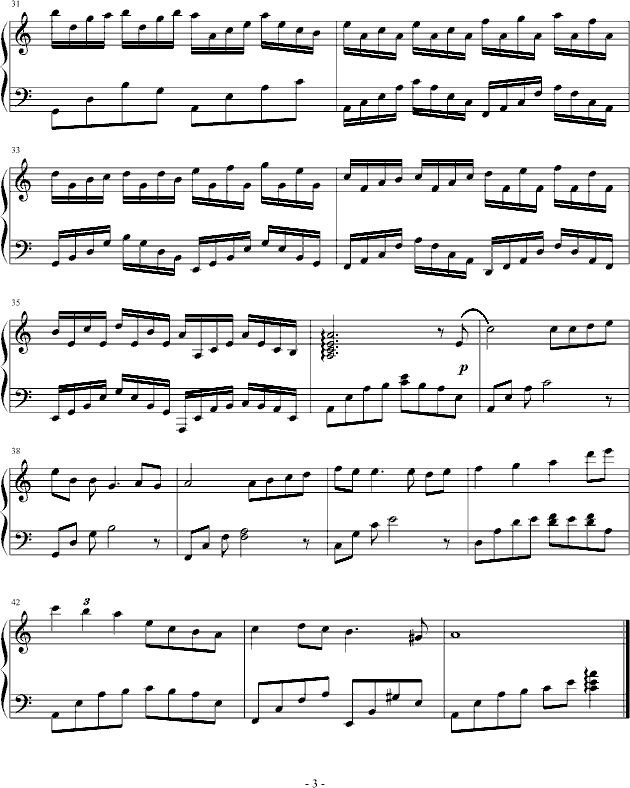 The Desolate Soul(钢琴谱)3