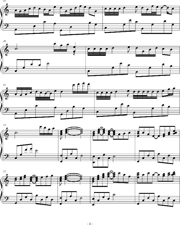 七夕泪梦(钢琴谱)3
