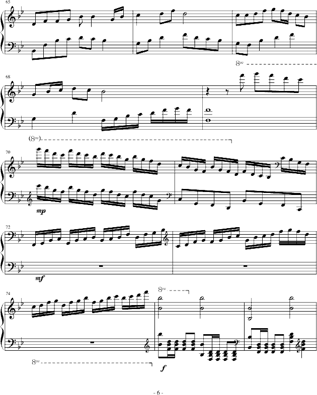 起舞弄清影(钢琴谱)6