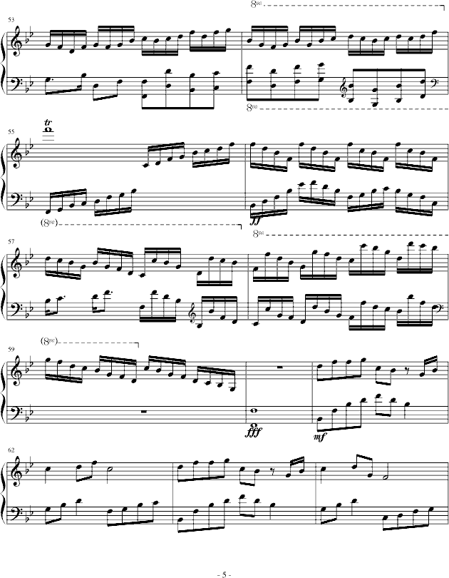 起舞弄清影(钢琴谱)5