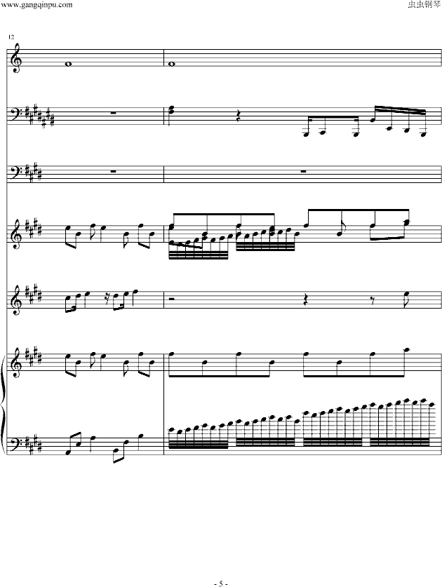 all together(钢琴谱)5