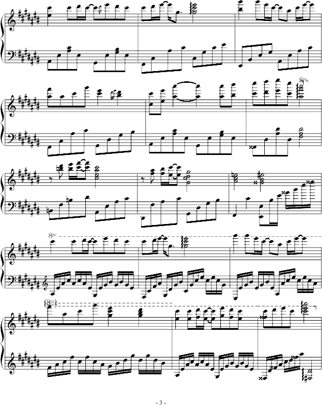 To my Jenny(钢琴谱)3