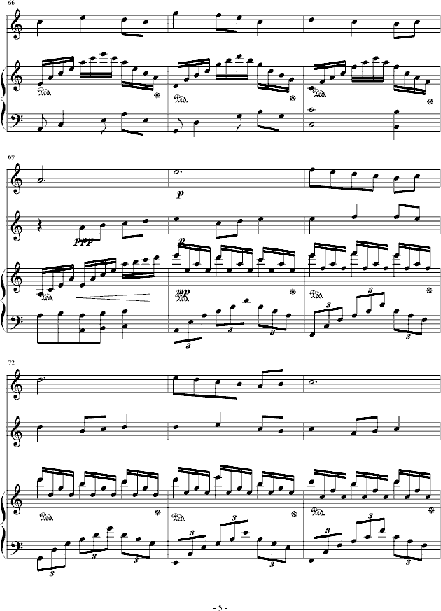 Anywhere in time(钢琴谱)5