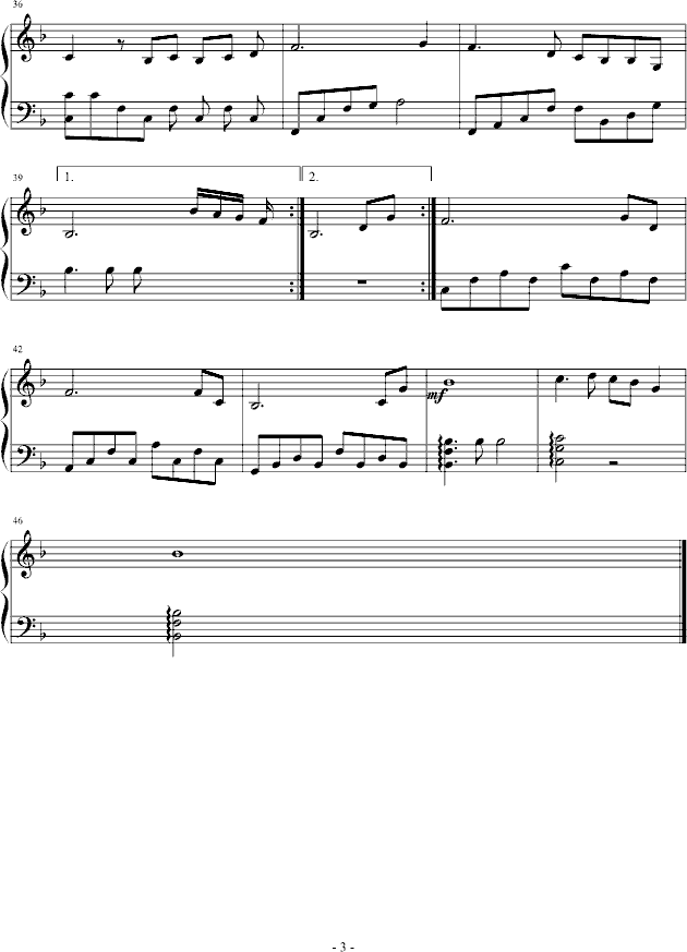这片什么的土地(钢琴谱)3